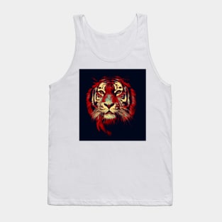 Tiger Head Pop art 2 Tank Top